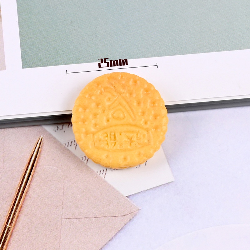 Set 10 mô hình bánh quy bằng nhựa dùng trang trí ốp điện thoại diy