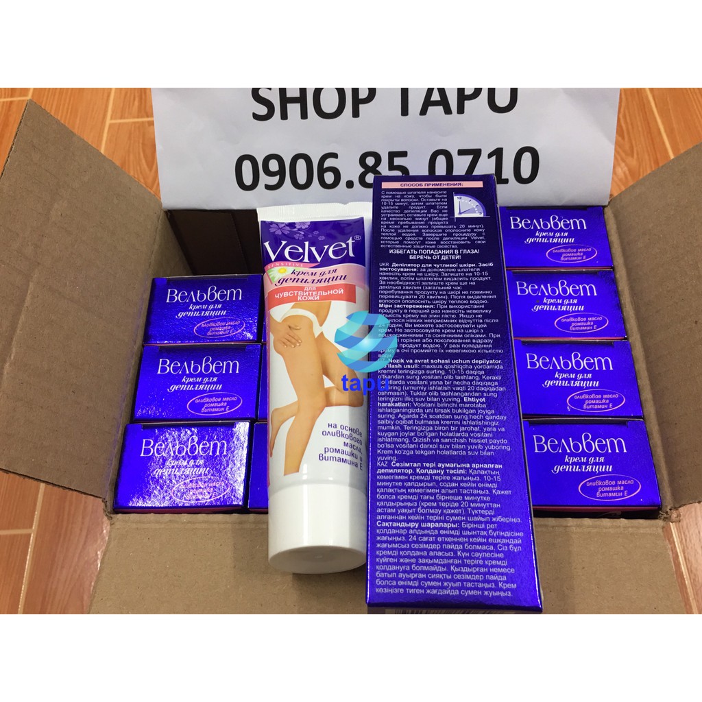 Kem tẩy lông Velvet Nga 100ml chính hãng | BigBuy360 - bigbuy360.vn