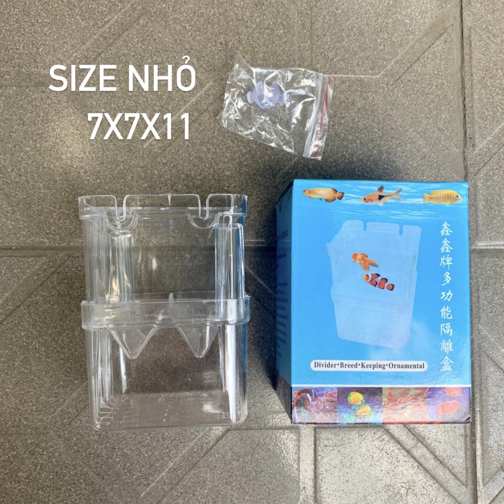 [chọn size] Lồng Ép Cá Đẻ, Tách Cá Bệnh