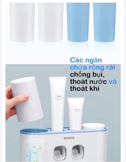 Bộ nhả kem ecoco 4 cốc siêu sang chảnh