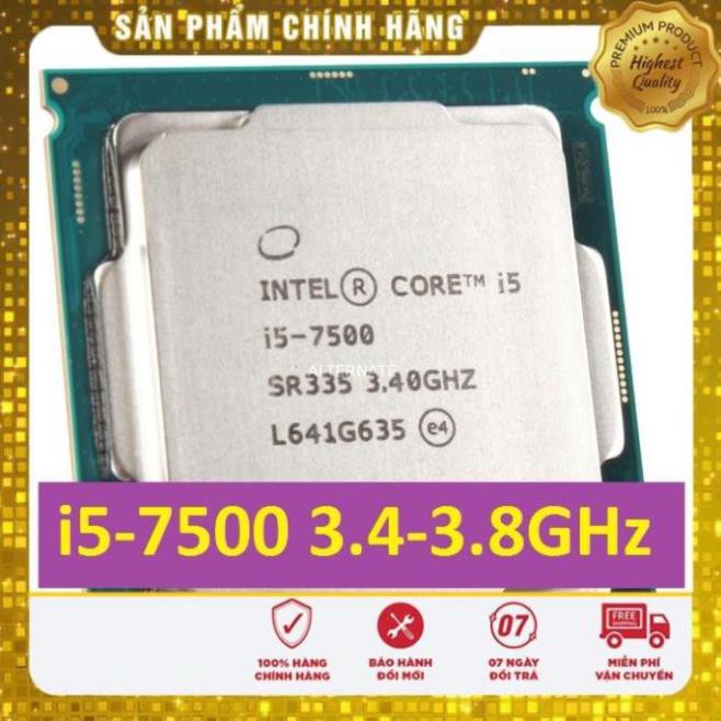 (giá khai trương) CPU intel i5 7500 3.4 GHz cũ - Core i5 7500 sk 1151