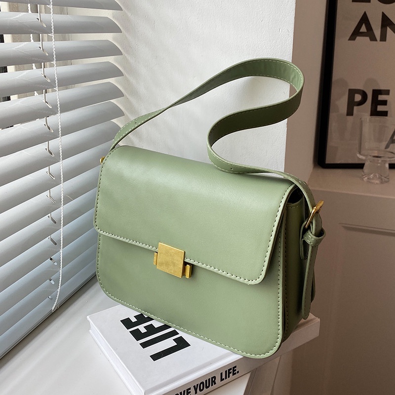 Túi IELGY đeo vai hình vuông cỡ nhỏ phong cách Hàn Quốc thời trang cho nữ