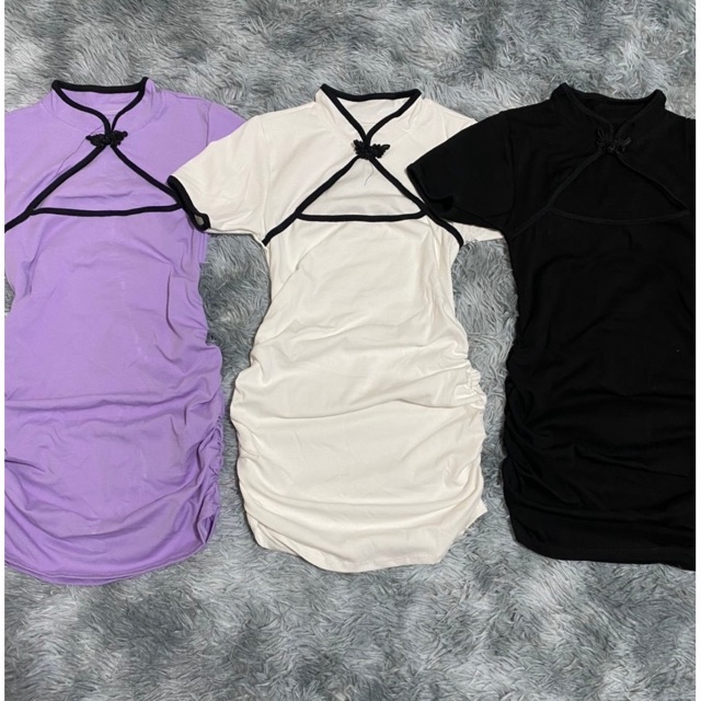 Đầm cổ tàu viền bao chất | BigBuy360 - bigbuy360.vn