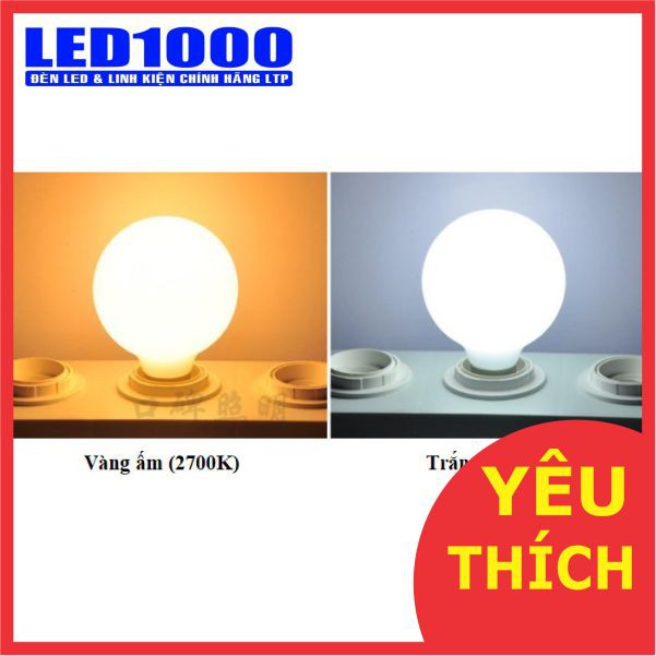 Bóng đèn led trang trí - BÓNG BANH ĐỤC G80-5W / G95-7W / G125-9W