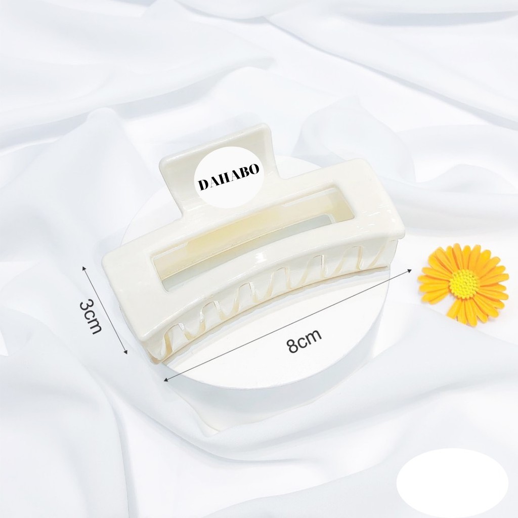 Kẹp Tóc Đẹp Hàn Quốc Hình Chữ Nhật Hottrend Dành Cho Nữ DAHABO KT23