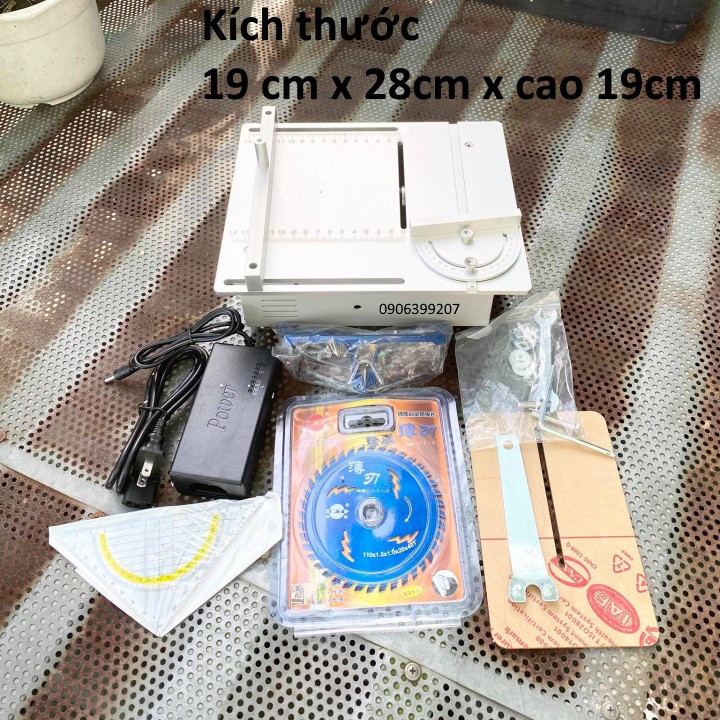 Máy cưa bàn mini 24v motor 795