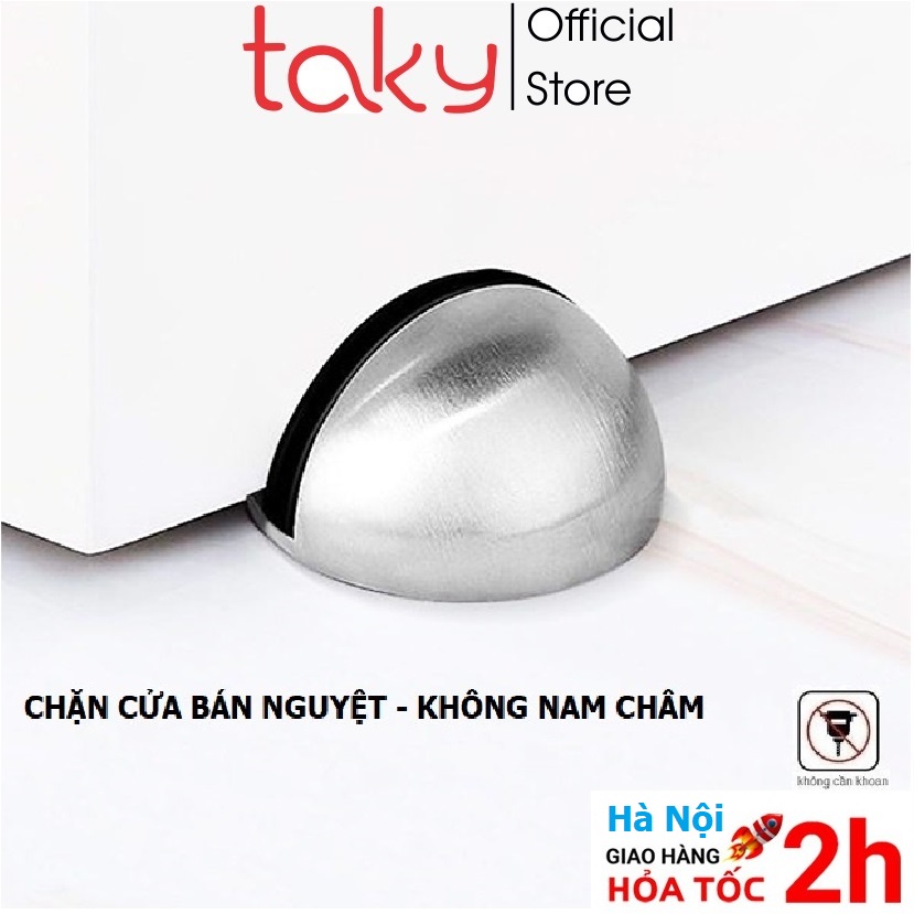 Chặn Cửa Bán Nguyệt - Taky, Không Nam Châm, Gắn Sàn, Hạn Chế Va Đập Cánh Cửa Với Tường, An Toàn Trẻ Nhỏ. 1100