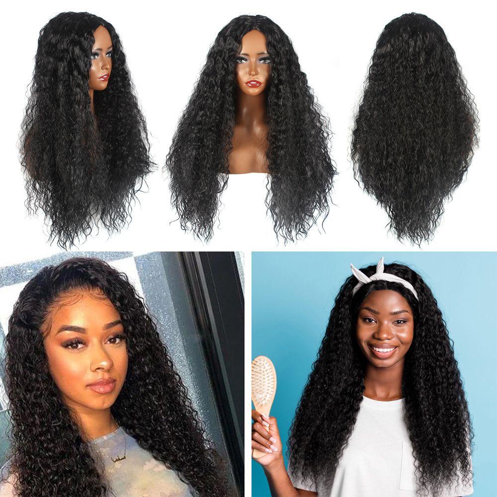 MIH Bộ Tóc Giả Dài Uốn Gợn Sóng Chịu Nhiệt Độ Cao Thời Trang Cho Nữ