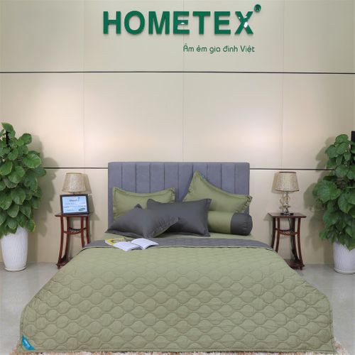Bộ chăn drap gối Luxury Satin màu Hometex