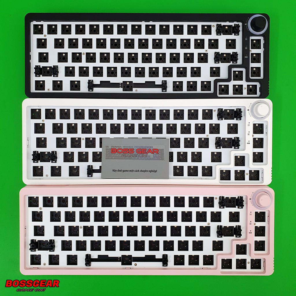 [Mã 11ELSALE hoàn 7% xu đơn 300K] KIT TM680 RGB Custom Bàn Phím Cơ ( hotswap 5 pin, Type-c, LED RGB, Phần mềm )