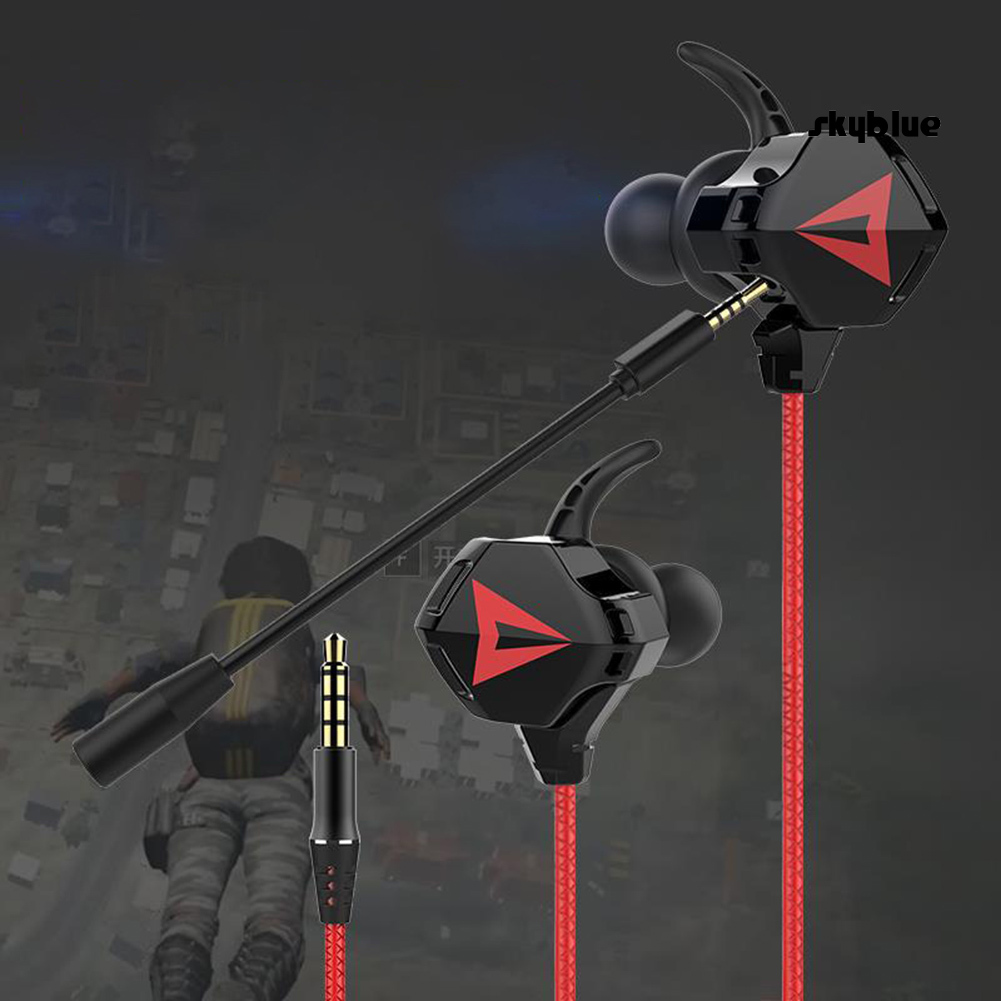 [SK]Universal In-Ear Stereo Earphone Gaming Headphone with Mic for Android iPhone