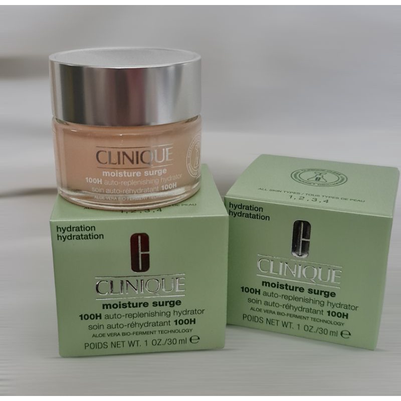 [30ml]Kem dưỡng Clinique Moisture Surge 100hour AutoReplenishing Hydrator Gel Creme