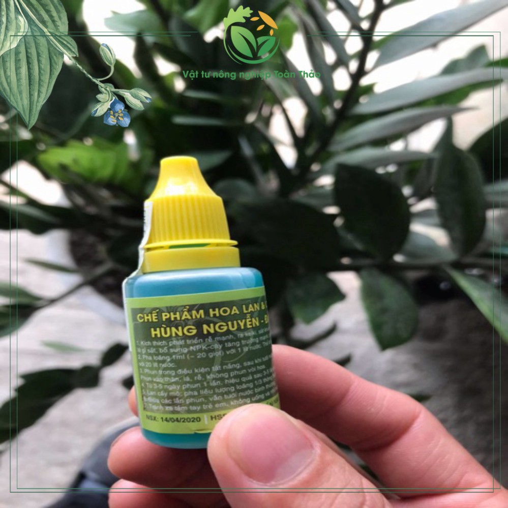 Chế phẩm hoa lan Hùng Nguyễn - Siêu ra rễ, kích keiki, trừ nấm (20ml)