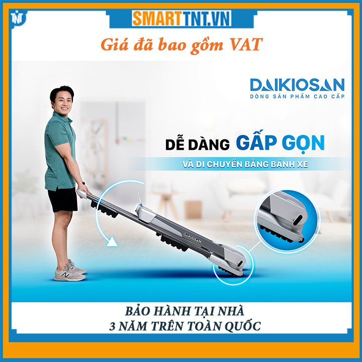 Máy chạy bộ đơn năng chính hãng Daikiosan DVCB-00006 cao cấp