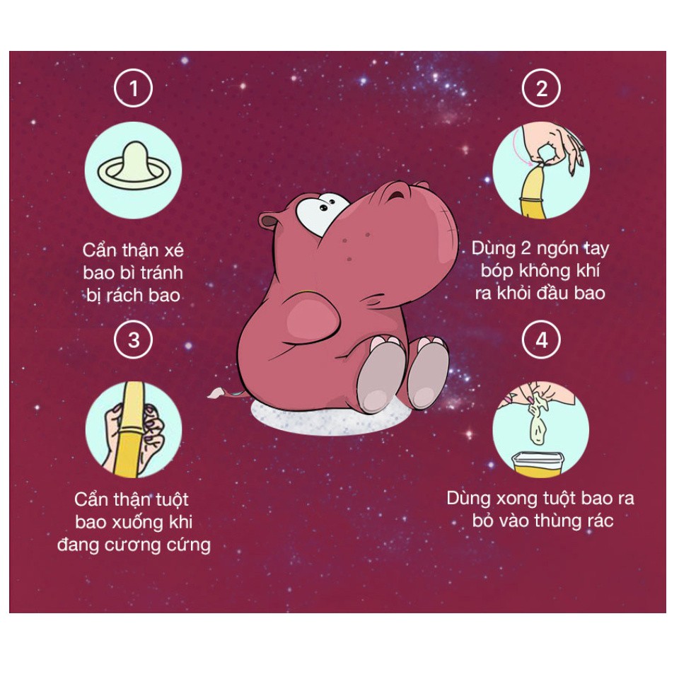 ✅  BAO CAO SU ROCMEN CÁ NGỰA 12 chiếc - Gân nổi, hương bạc hà, kéo dài thời gian quan hệ - BCS Rocmen