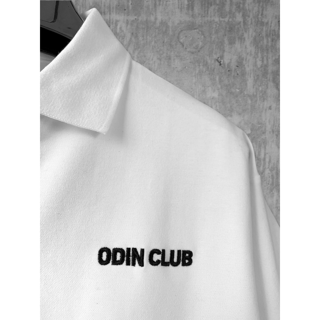 Áo Polo oversize ODIN Odinagram, Áo polo họa tiết monogram, thêu logo, Local Brand ODIN CLUB