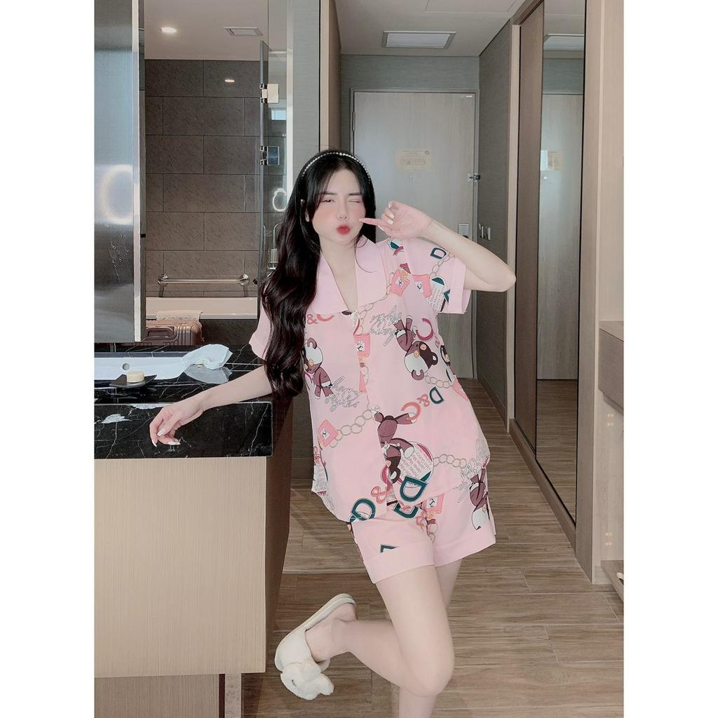 sét đồ bộ pijama nữ đùi dể thương xinh xắn dể thương, pijama nữ cao cấp, mát mẻ