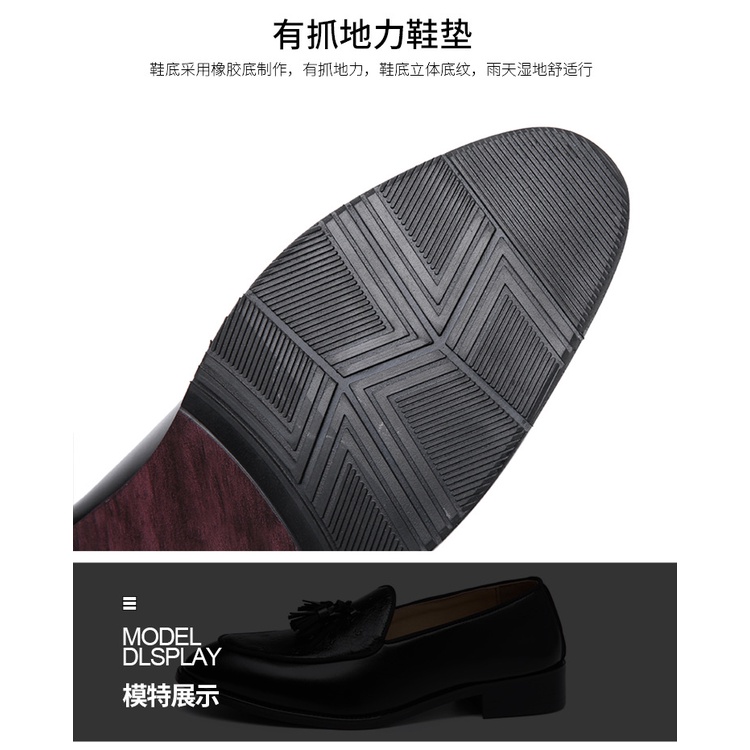 Giày Da Nam Kiểu Dáng Sang Trọng Size 37-48
