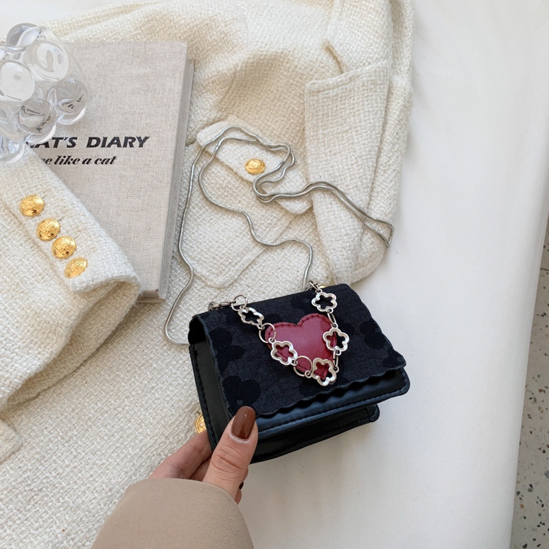 Túi Đeo Chéo mini 2022 Màu Đen Thời Trang Dành Cho Nữ