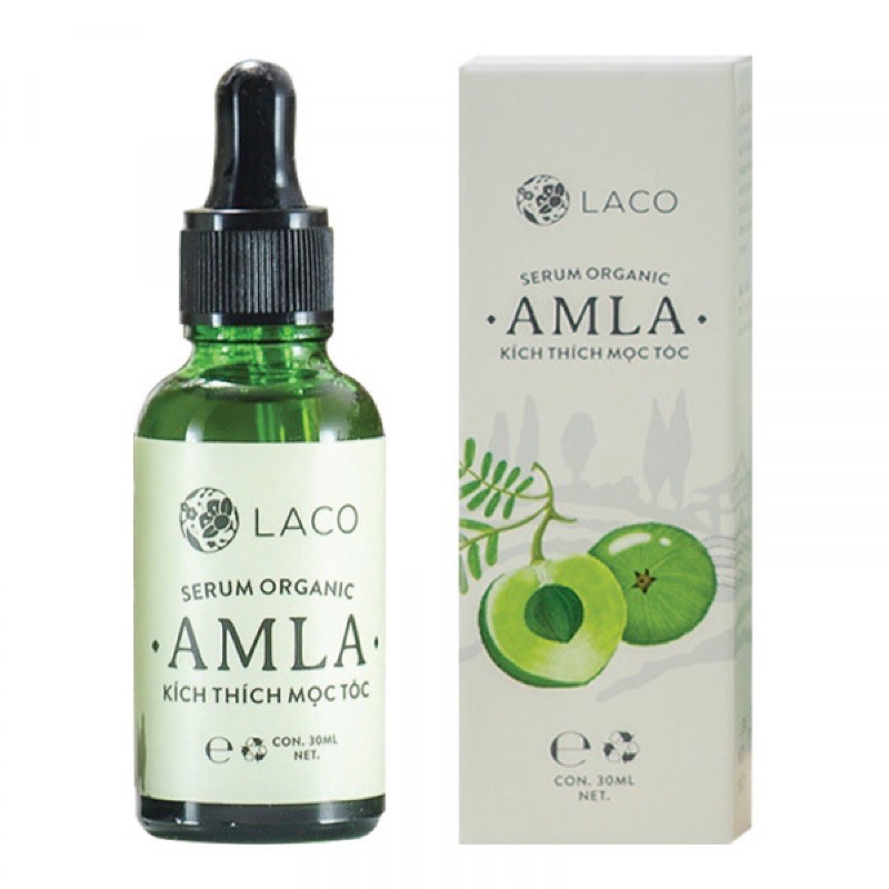 SERUM THẢO DƯỢC KÍCH THÍCH MỌC TÓC ORGANIC AMLA LACO 30ML