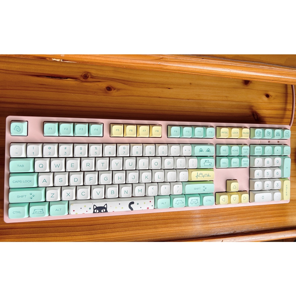 Keycap PBT profile XDA Doraemon, Pixel nút bàn phím cơ phù hợp nhiều layout bàn phím cơ bản