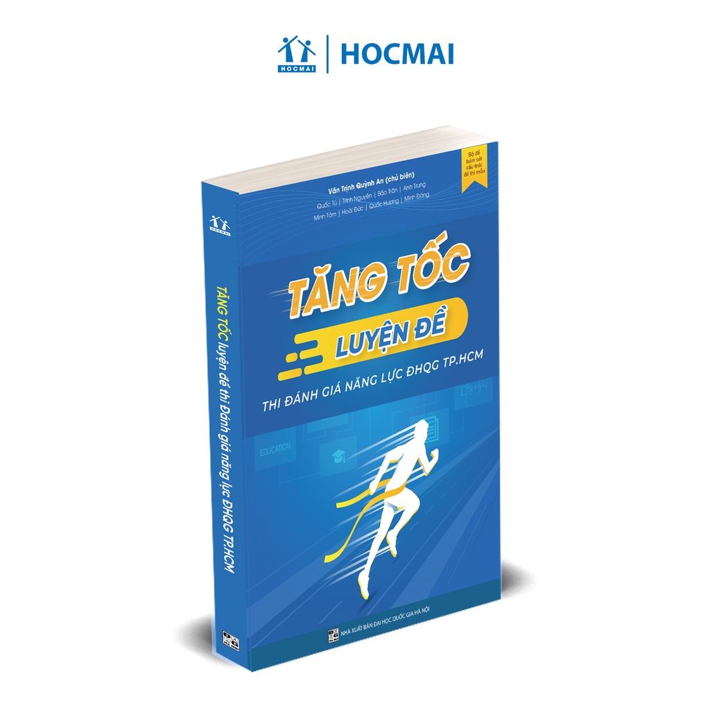 Sách - Tăng tốc luyện đề thi Đánh giá năng lực ĐHQG TP.HCM