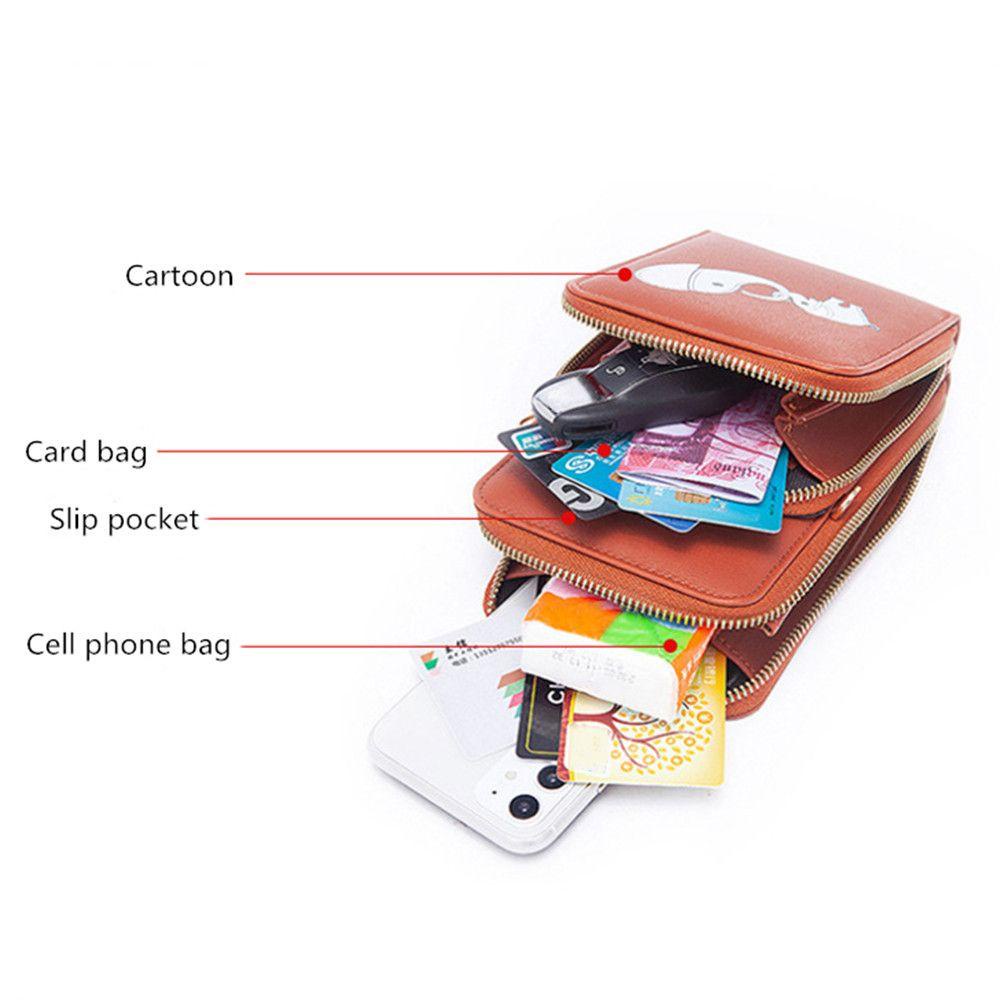Ví Da PU Đựng Điện Thoại Đa Năng Thời Trang Cho Nữ