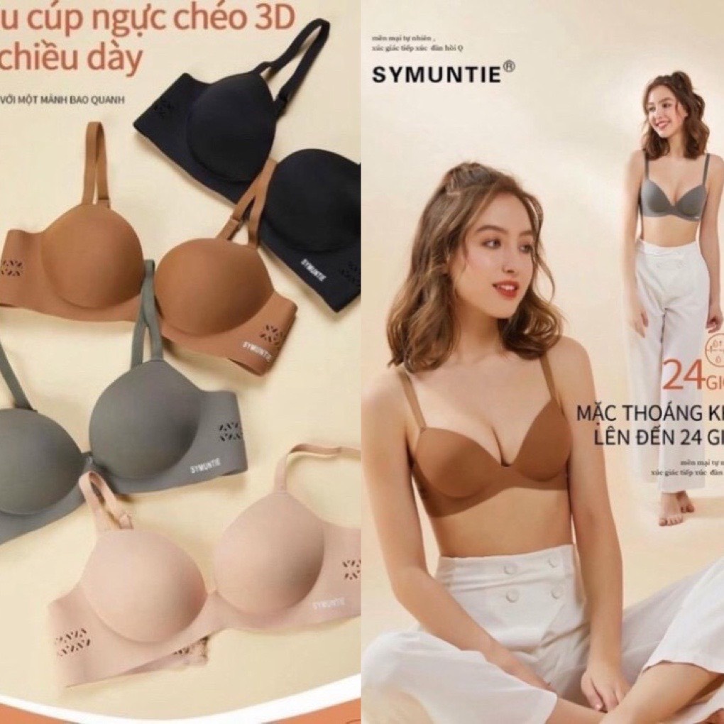 Áo Lót Đúc Su Non Đệm Bàn Tay Nâng Đẩy Ngực Thông Hơi Không Gọng S03