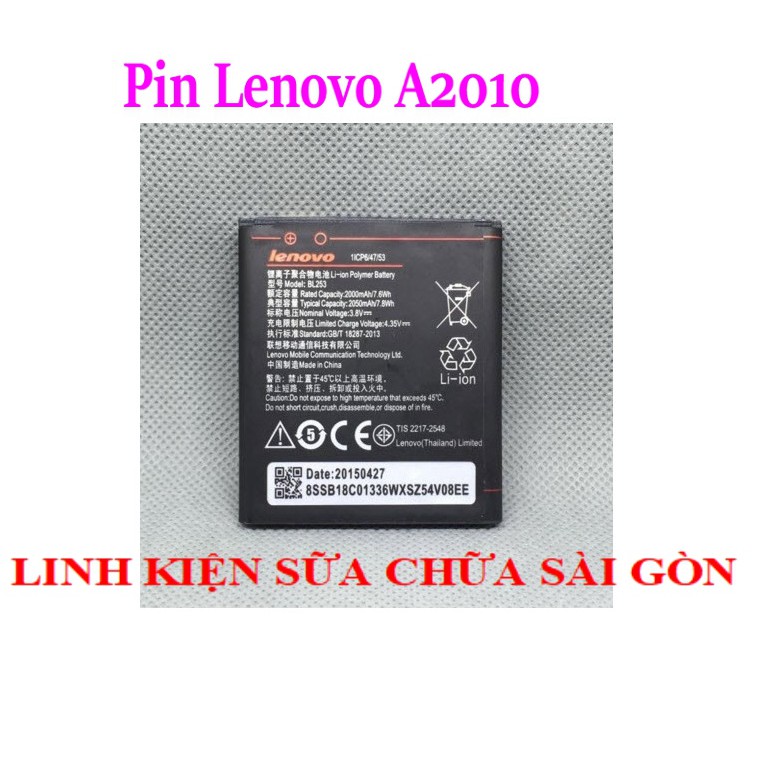 pin Lenovo A2010