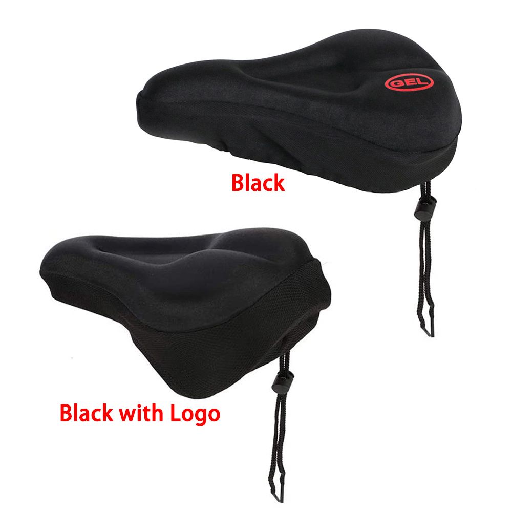 Yên xe đạp leo núi GEL 3D mềm màu đen thoải mái tiện lợi