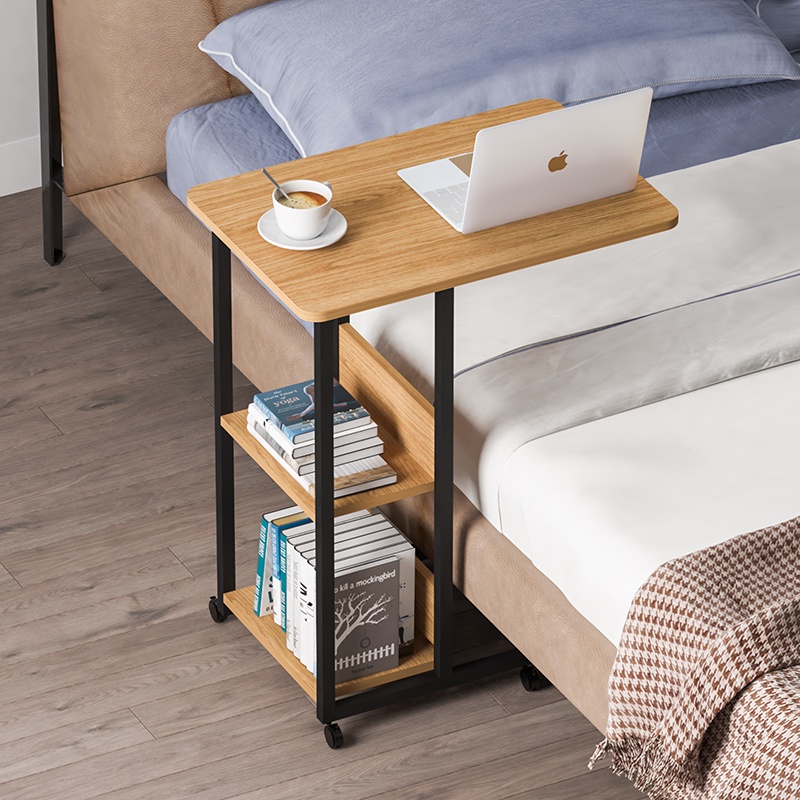 Bàn đầu giường bàn ăn có bánh xe kết hợp bàn học tiện lợi thương hiệu IGA -GM22