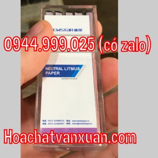 Giấy quỳ tím một hộp 5 tệp