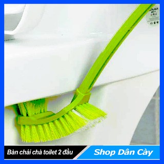 Bàn Chải Chà Nhà Vệ Sinh Có Hai Đầu