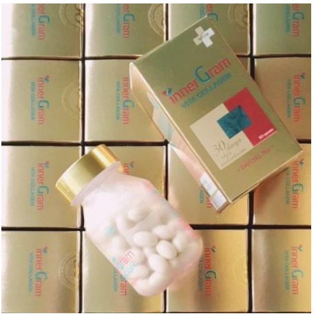 Viên Uống trắng da cấp nước inner gram vita collagen daycell | BigBuy360 - bigbuy360.vn