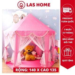 Lều công chúa cho bé kiểu dáng lục giác hàn quốc có rèm che