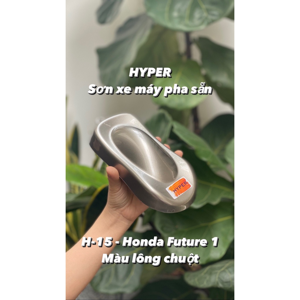 Nước sơn xe máy pha sẵn chính hãng - Màu lông chuột Honda Future - H15