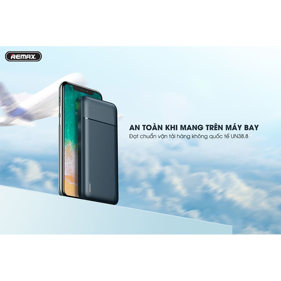 Pin sạc dự phòng Remax 10.000mAh 20.000mah model RPP-269 - Đen -Trắng - Hàng chính hãng