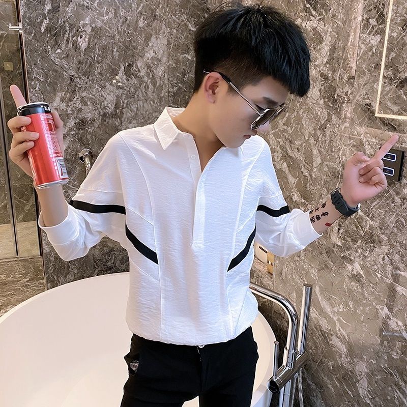 Áo Sơ Mi Tay Lửng Dáng Ôm Trẻ Trung Cá Tính Cho Nam