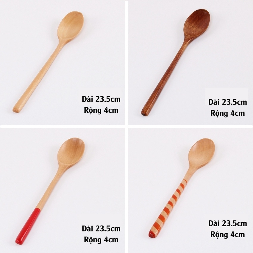 Muỗng thìa gỗ tre BAMBOOO ECO chống dính chịu nhiệt cao cấp trang trí bàn ăn - 01 chiếc