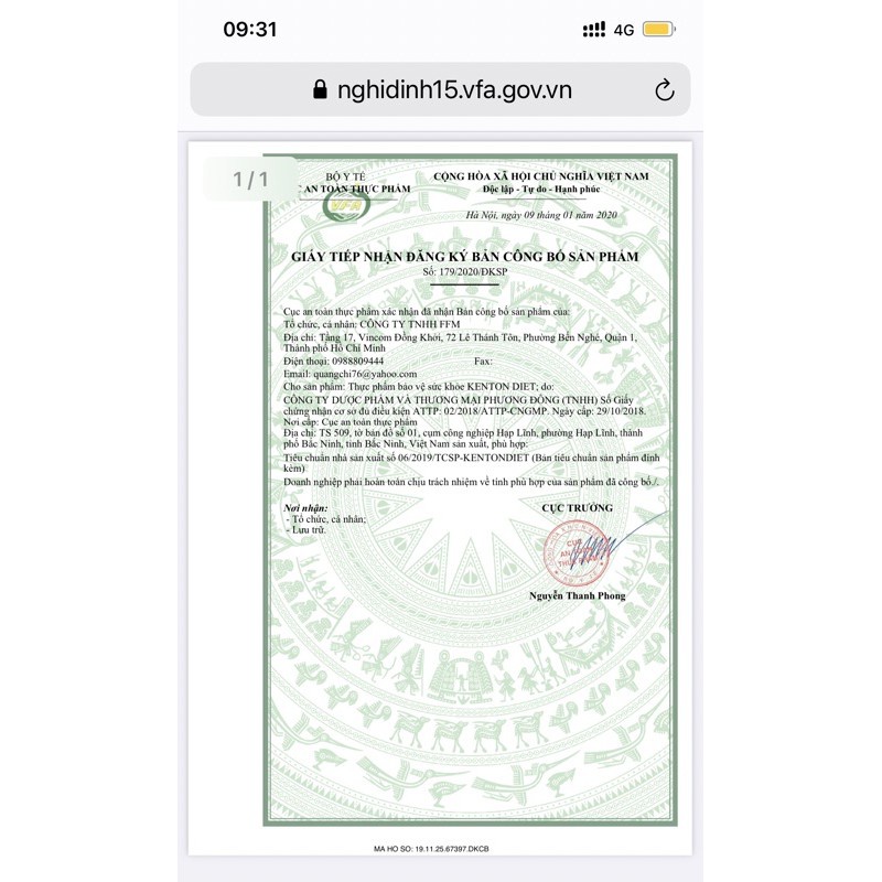 Viên Detox Kenton Diet Kokando Nhuận Tràng Nhật Bản