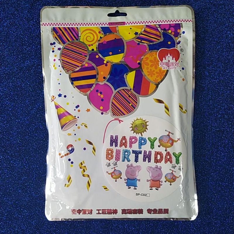 Set trang trí Sinh Nhật Bé Gái - Heo peppa