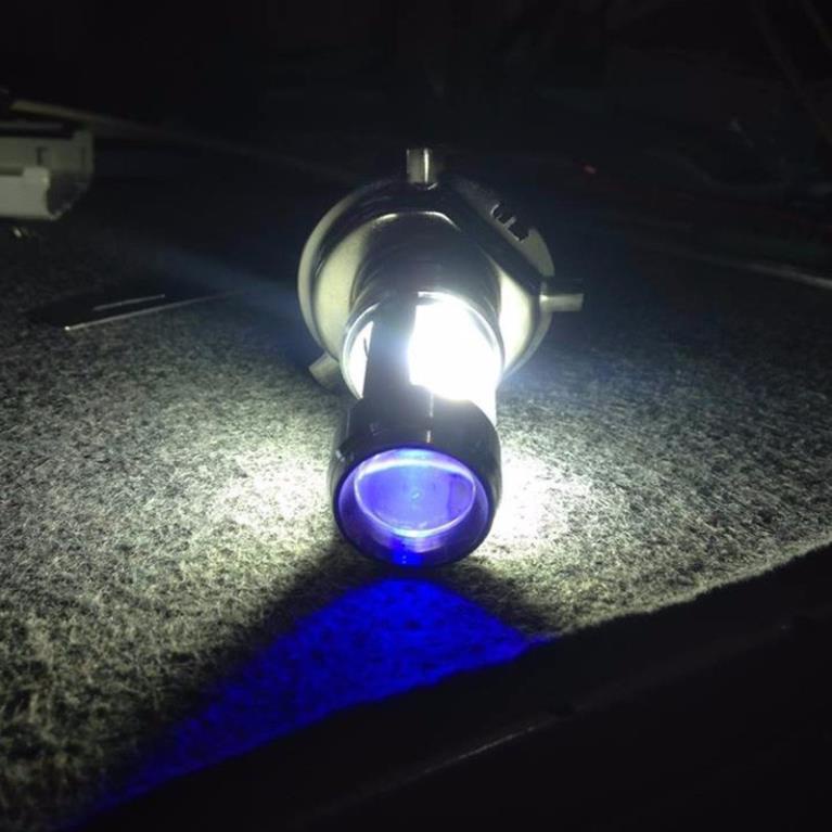 Đèn Pha Moto RTD 3 Chân Kiểu Dáng Cao Cấp Led 3 Tim Dùng Cho Hầu Hết Các Xe Máy Xe Điện-BH 12 Tháng