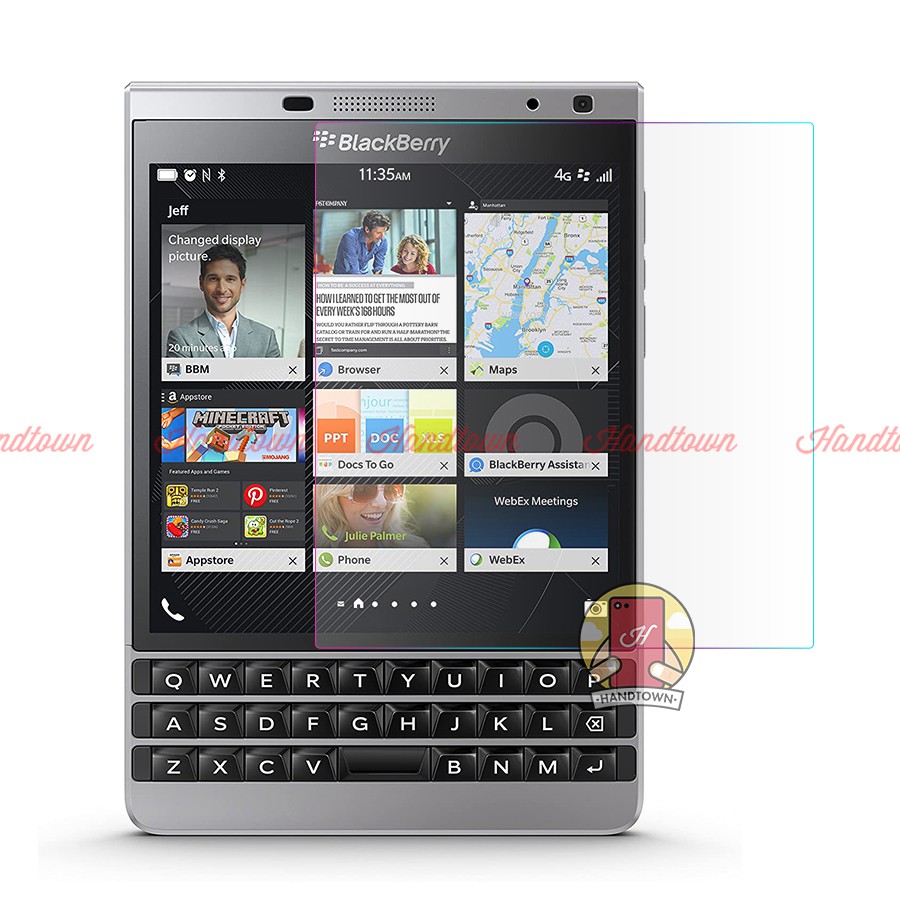 Miếng Dán Màn Hình PPF Kính Cường Lực Dẻo Blackberry Passport Black Berry Passport Sliver Edition Passport AT&T Q30