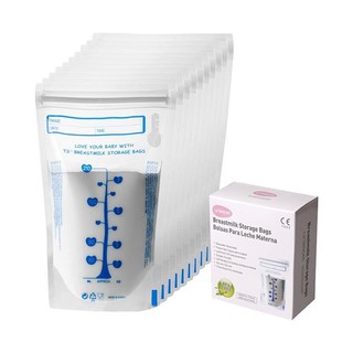 Túi đựng sữa mẹ cảm ứng nhiệt unimom ts không có bpa 210ml um870176