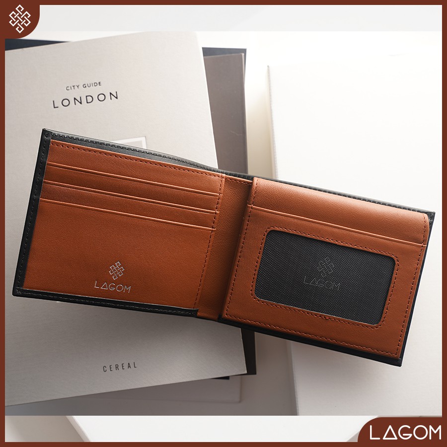 Ví Nam Da Thật LAGOM Compact Wallet phối màu