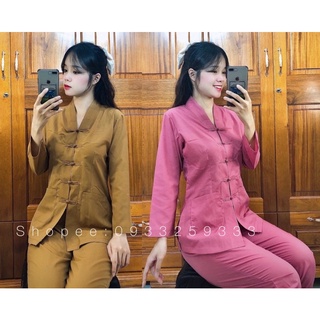 Đồ lam đi chùa # la hán nữ