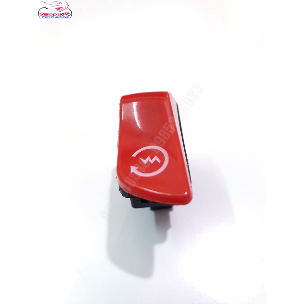 combo nút đề +idling stop màu đỏ 300i lắp SHVN2012-2019, sh2010 Ảnh thật Sp