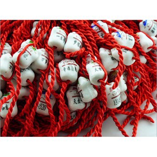 Vòng tay Dây Chỉ Đỏ Mèo Gốm May Mắn DutiOS - VNM00401