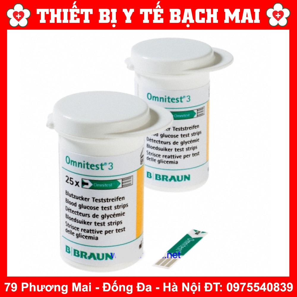 Que Thử Đường Huyết Omnitest 3