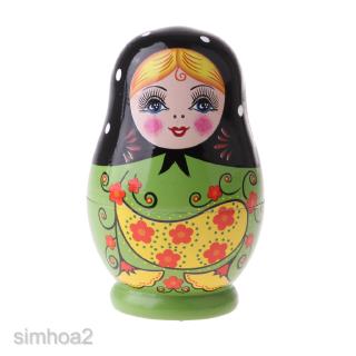 Bộ 5 Búp Bê Nga Matryoshka Matryoshka Bằng Gỗ [Simhoa2]